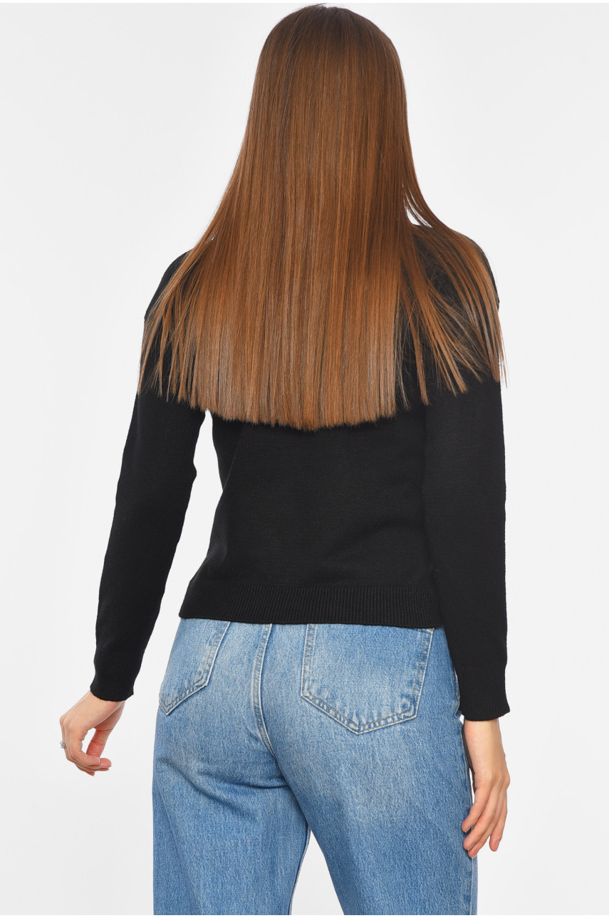 Свитер женский черного цвета 2027 191828