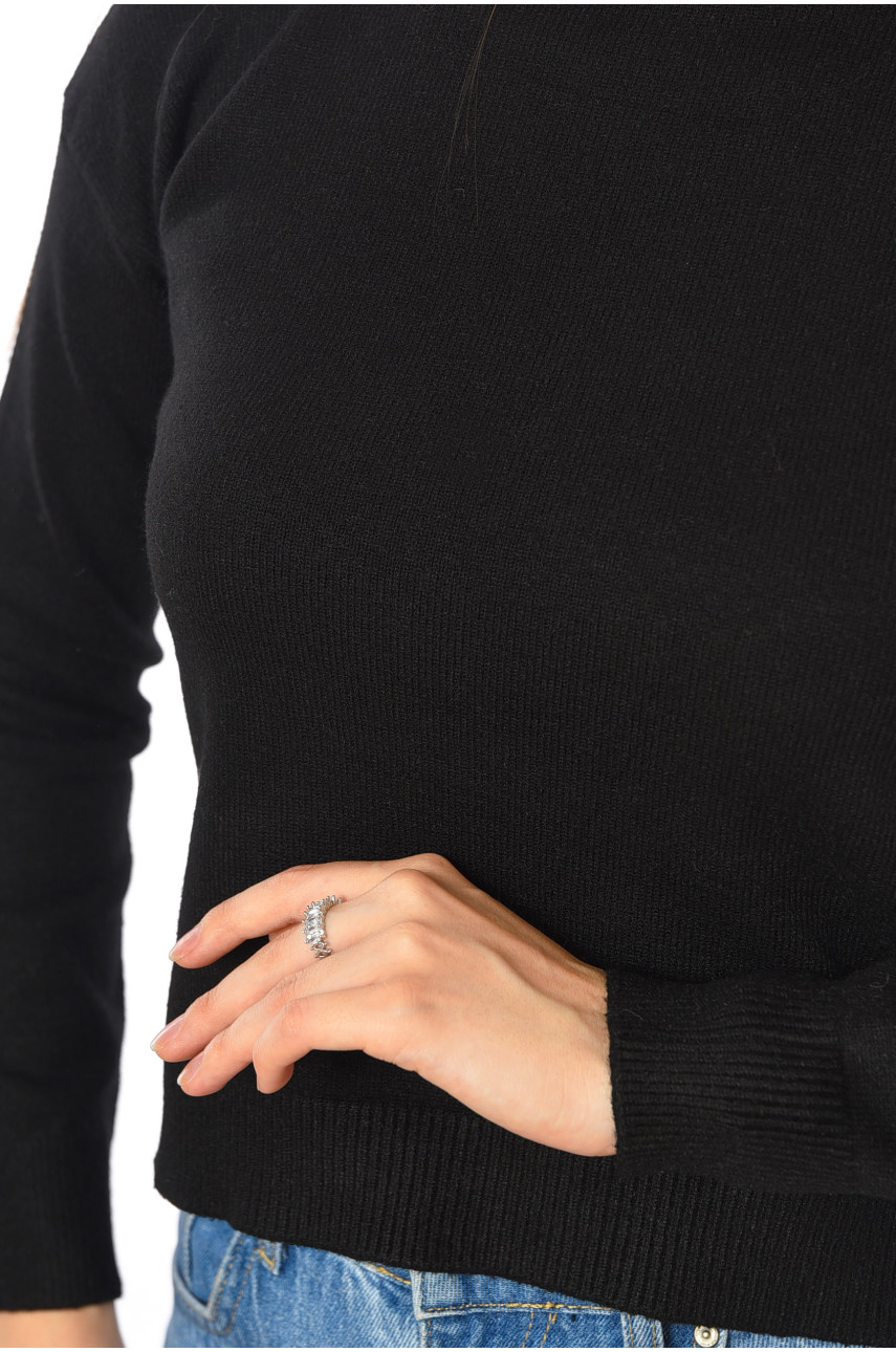 Свитер женский черного цвета 2027 191828