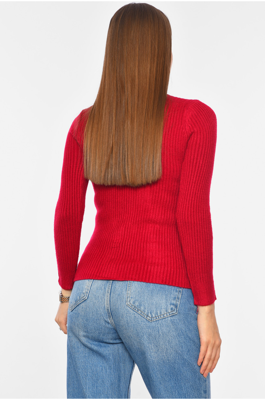 Гольф женский трикотажный бордового цвета А-01 191849 Гольф женский трикотажный бордового цвета А-01 191849