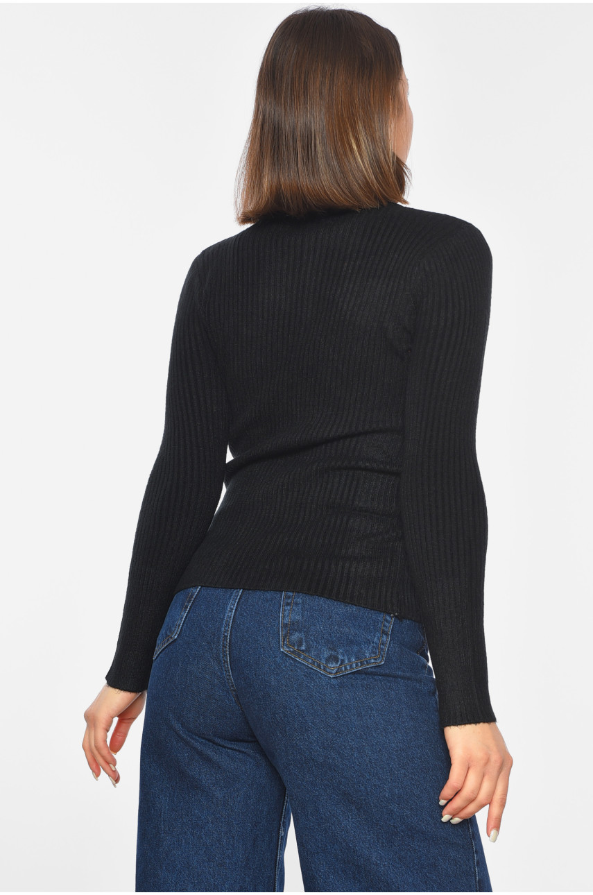 Гольф женский трикотажный черного цвета А-01 191852