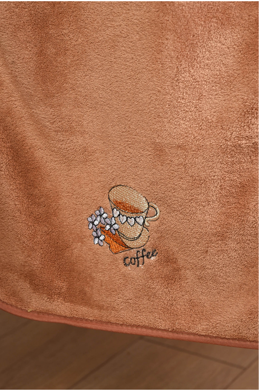 Полотенце кухонное микрофибра светло-коричневого цвета размер 30*65 см 80140 191853 Полотенце кухонное микрофибра светло-коричневого цвета размер 30*65 см 80140 191853