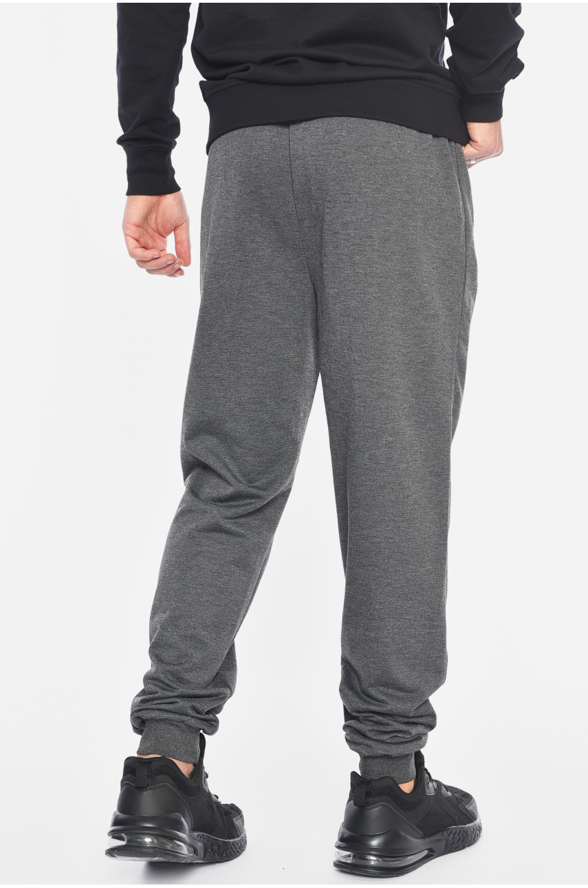 Спортивные штаны мужские темно-серого цвета 41512 191917