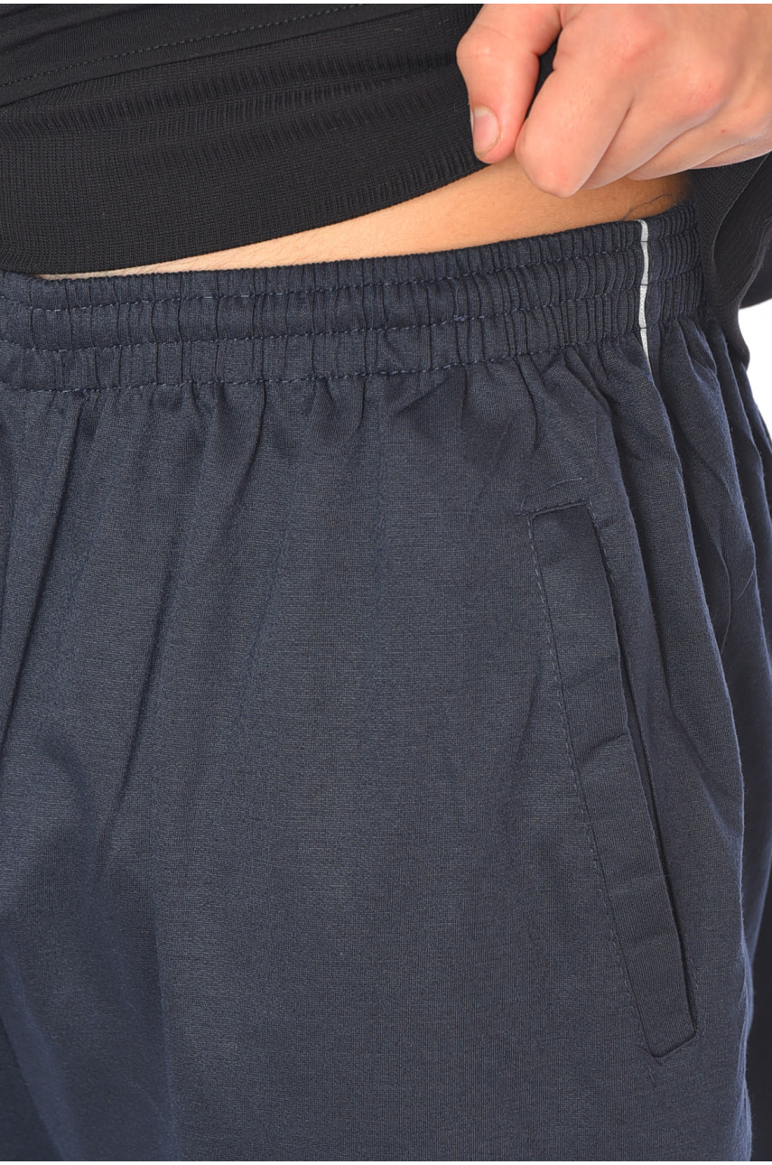 Спортивні штани чоловічі батальні темно-синього кольору 0668 191924