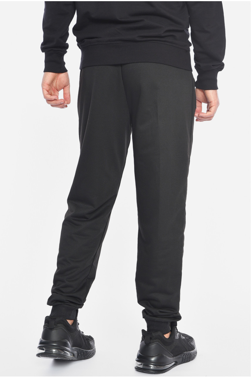 Спортивные штаны мужские черного цвета 4779 191927 Спортивные штаны мужские черного цвета 4779 191927