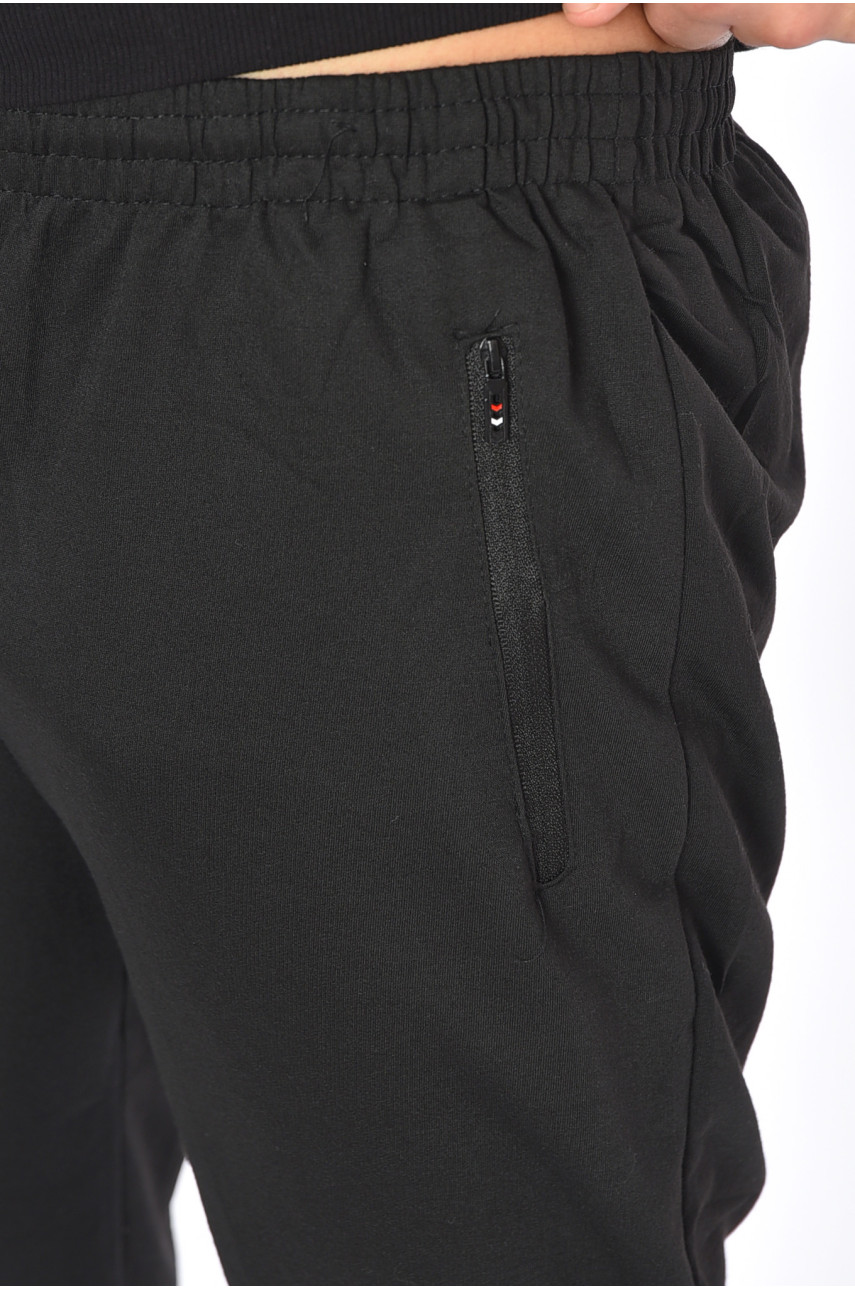 Спортивные штаны мужские черного цвета 4779 191927 Спортивные штаны мужские черного цвета 4779 191927