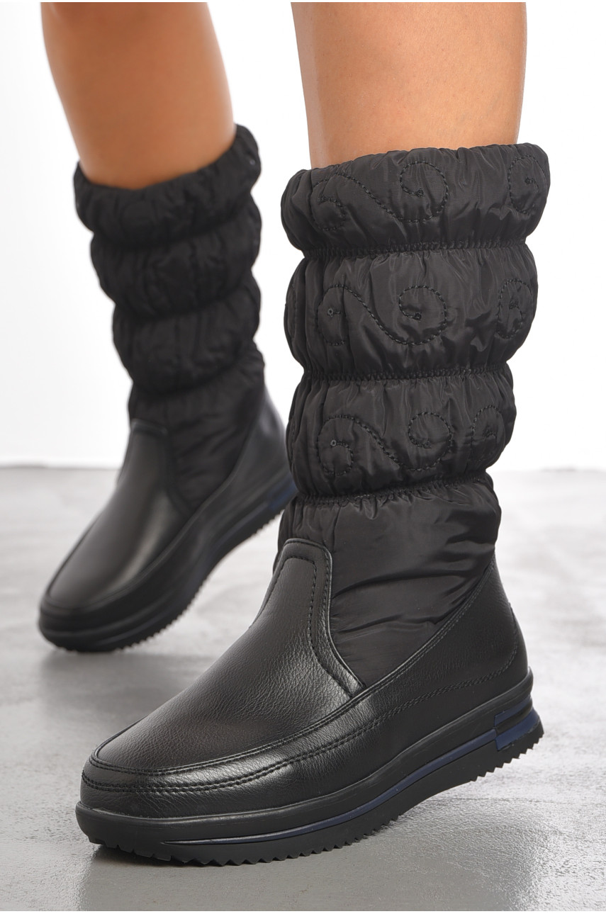 Сапоги женские зимние черного цвета 1966976 191934