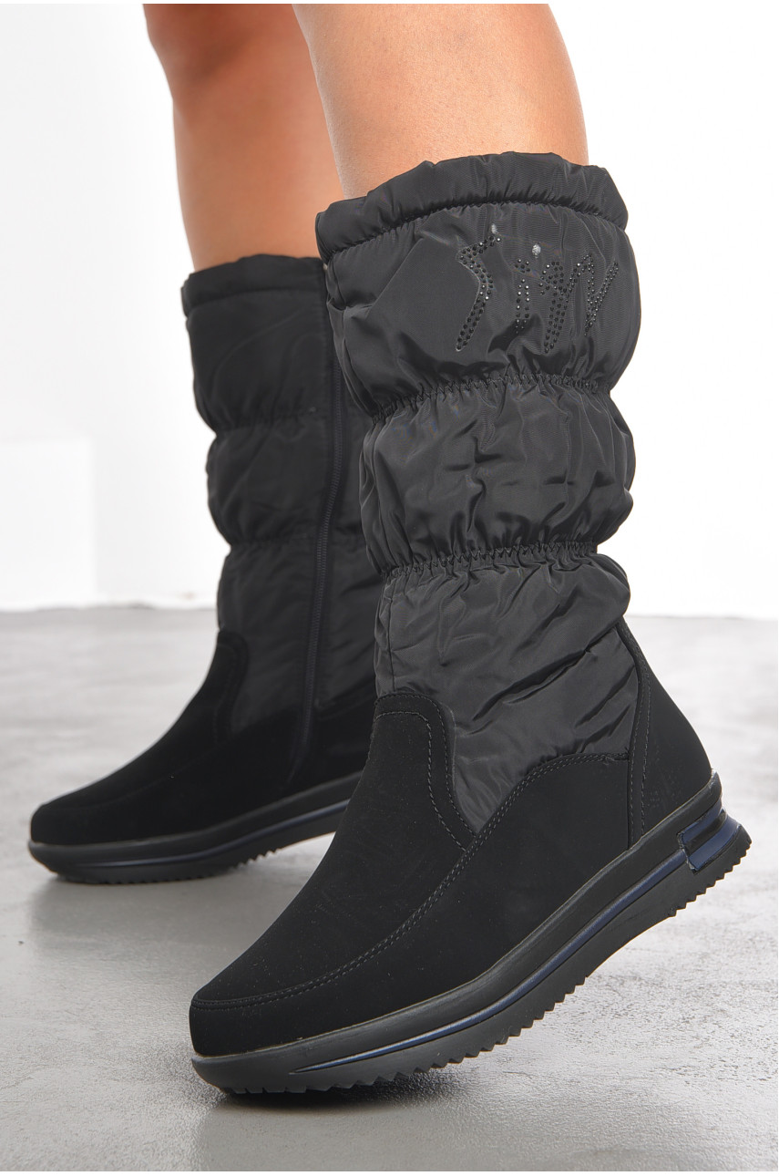 Сапоги женские зимние черного цвета 1966971 191944