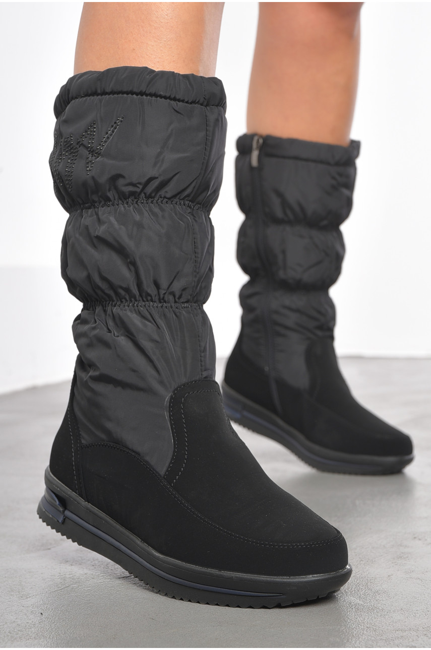 Сапоги женские зимние черного цвета 1966971 191944