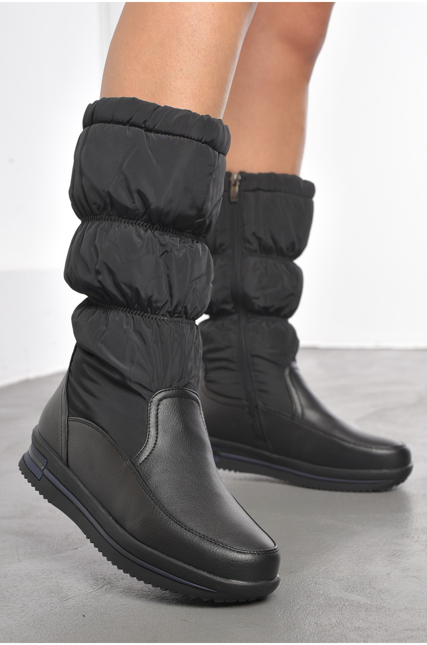 Сапоги женские зимние черного цвета 1966994 191946