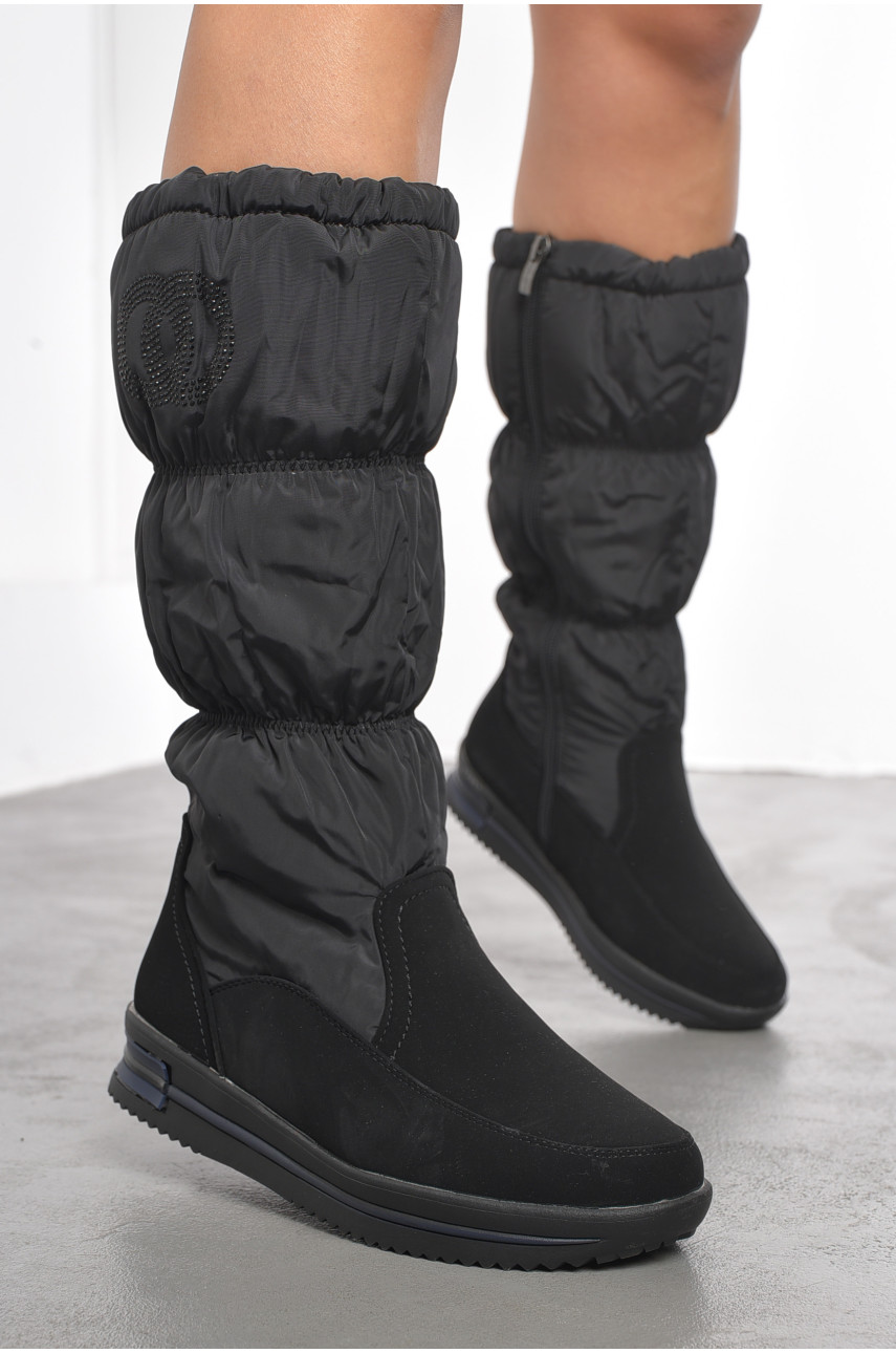 Сапоги женские зимние черного цвета 1966977 191947
