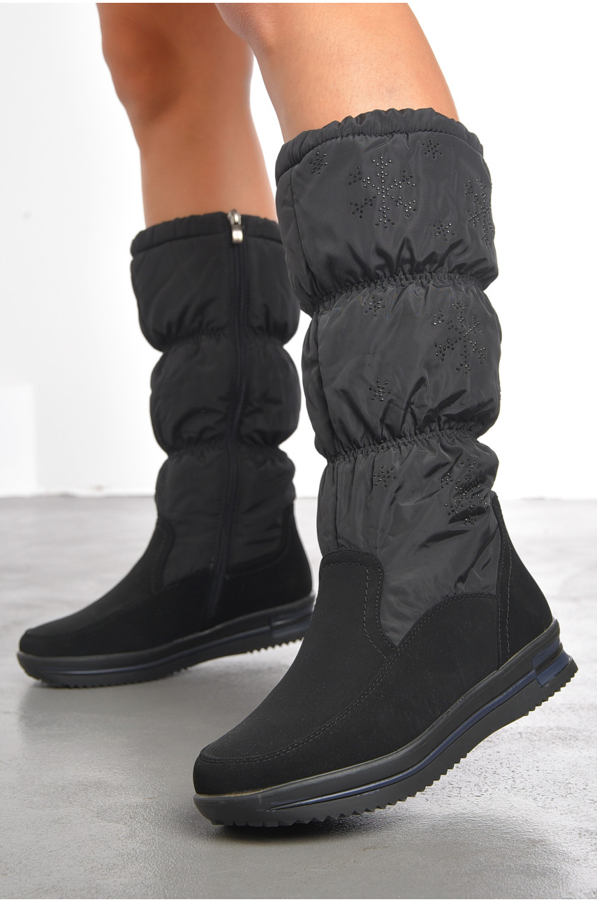 Сапоги женские зимние черного цвета 1966973 191995