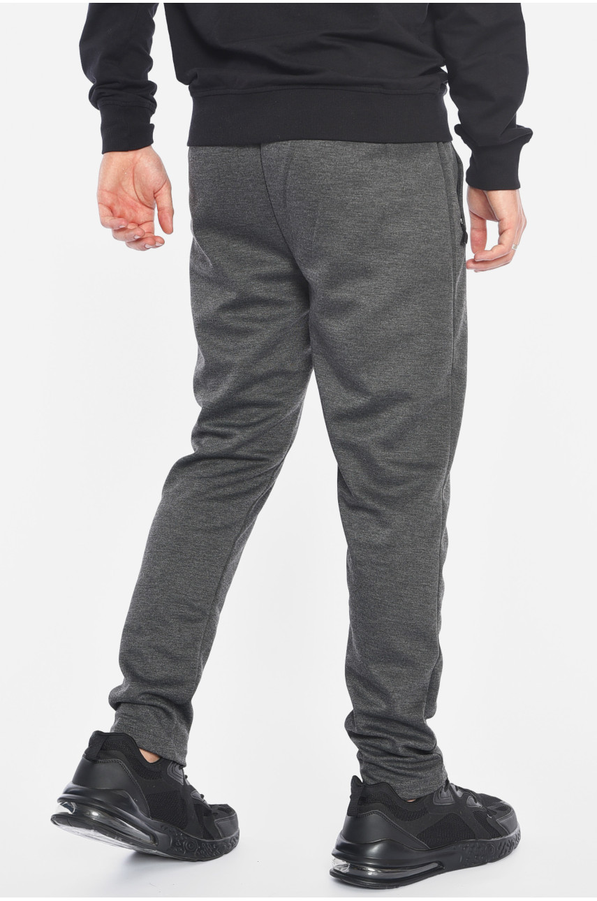 Спортивные штаны мужские темно-серого цвета 41666 192031