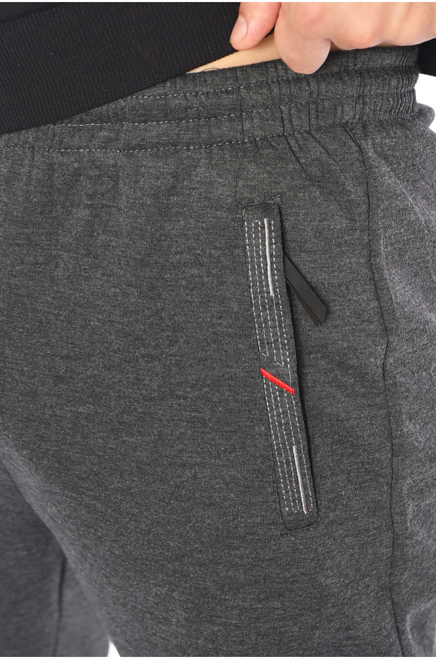 Спортивные штаны мужские темно-серого цвета 41666 192031