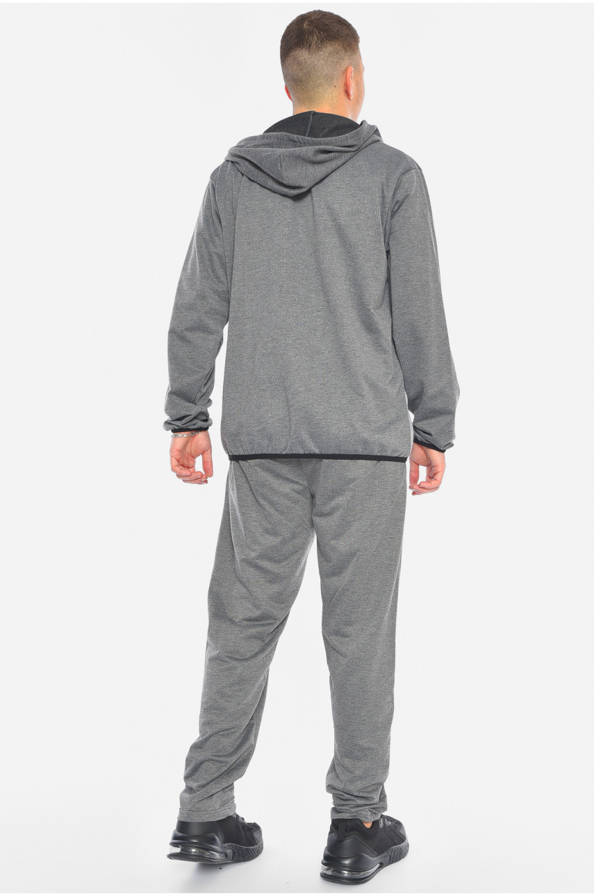 Спортивний костюм чоловічий сірого кольору 9133 192034