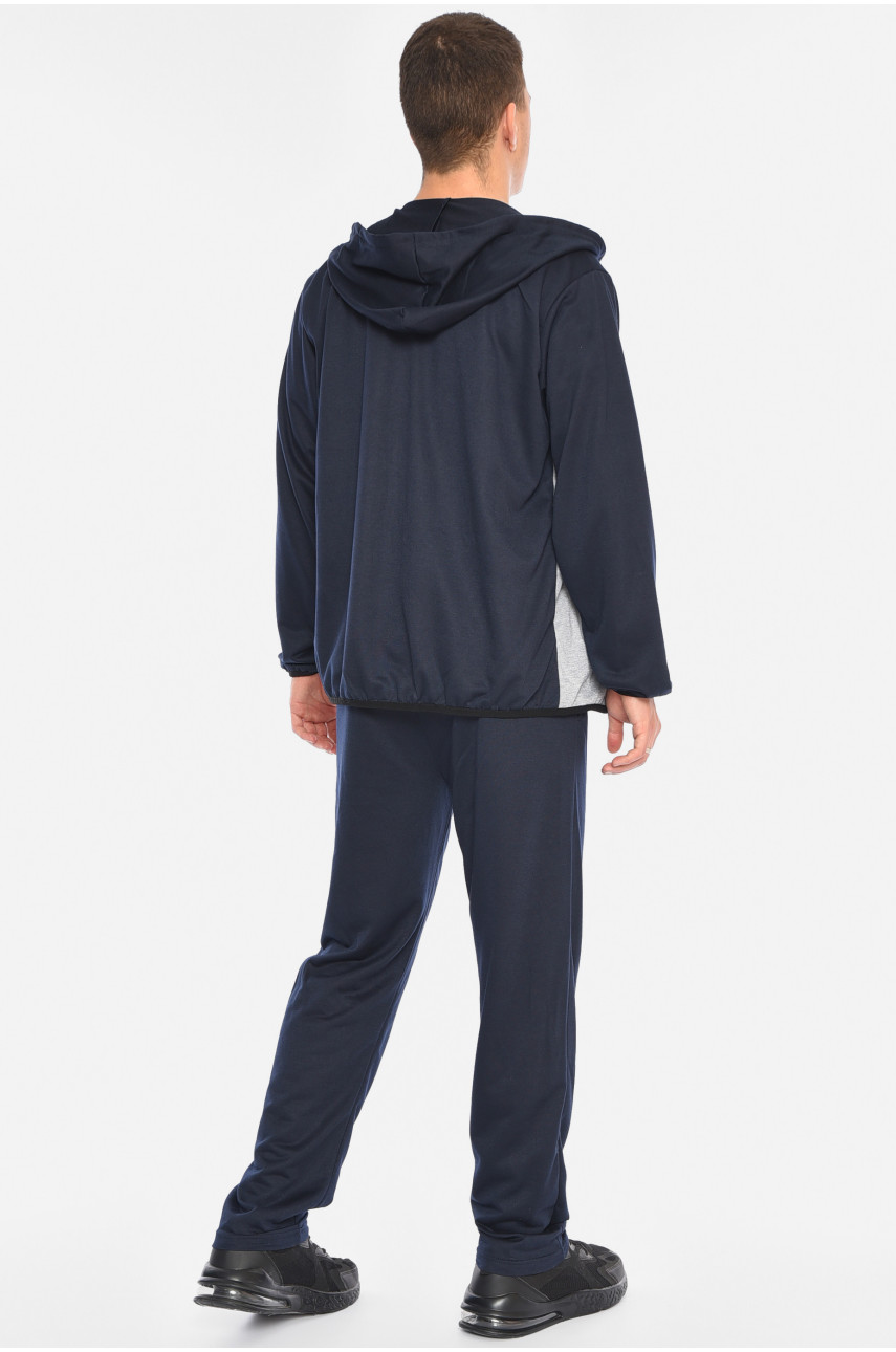 Спортивний костюм чоловічий синьо-сірого кольору 9133 192035