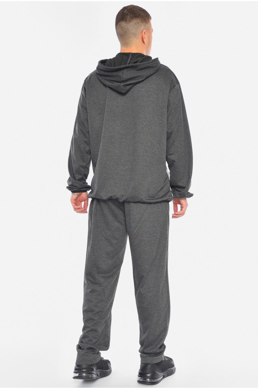 Спортивний костюм чоловічий сірого кольору 9133 192037