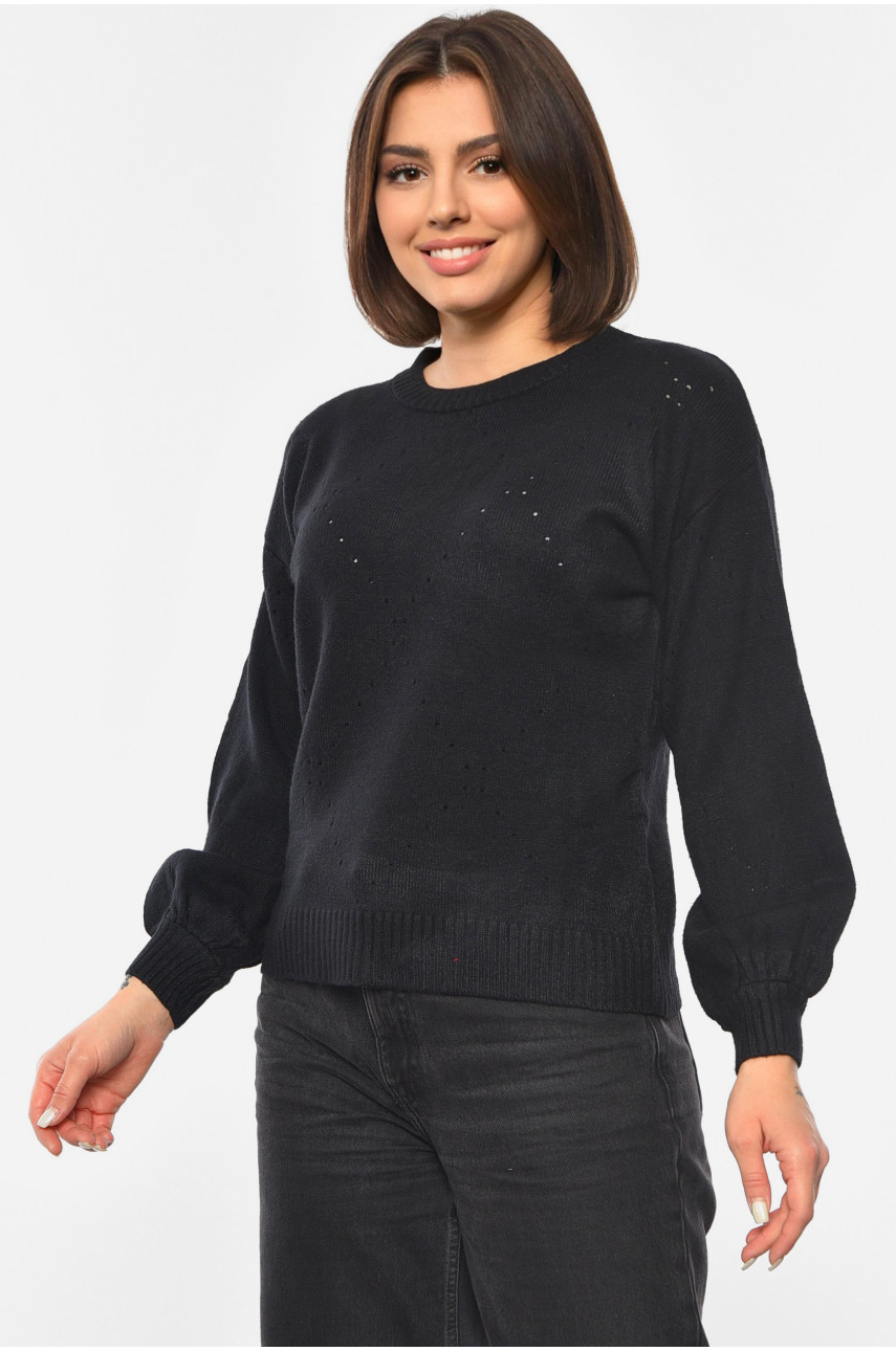Светр жіночий чорного кольору 2026 192070