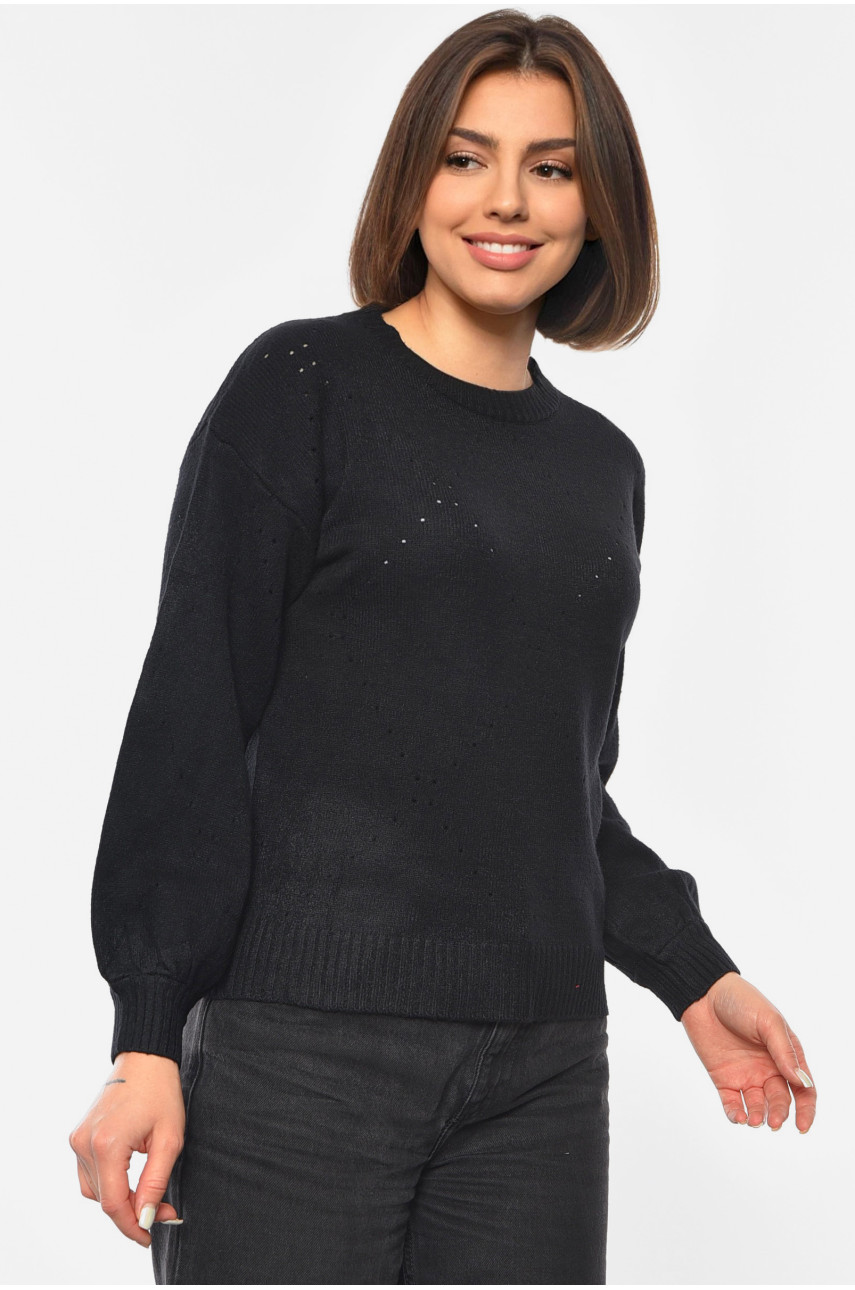 Светр жіночий чорного кольору 2026 192070