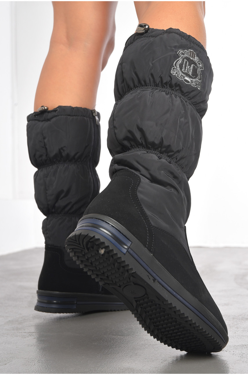 Сапоги женские зимние черного цвета 1966974 192072 Сапоги женские зимние черного цвета 1966974 192072