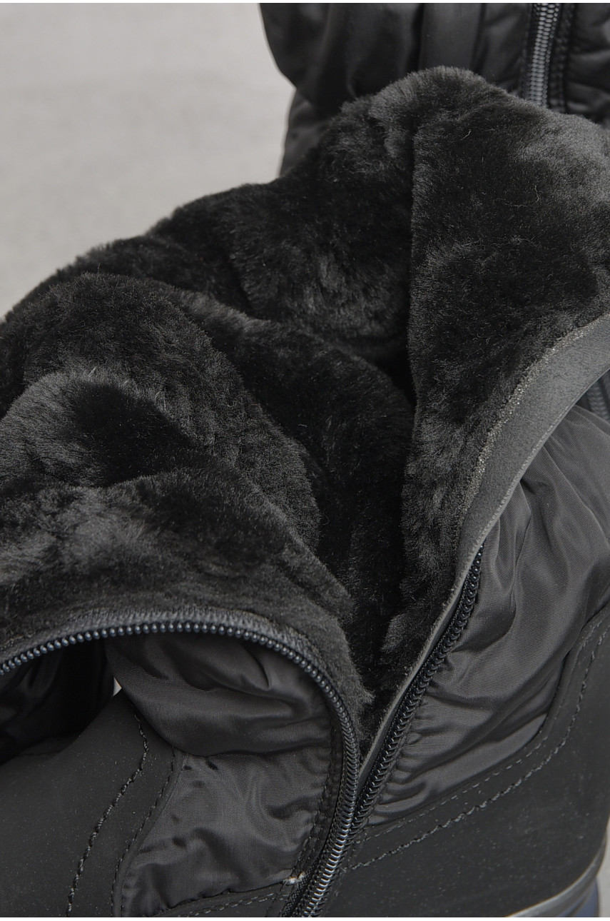 Сапоги женские зимние черного цвета 1966974 192072 Сапоги женские зимние черного цвета 1966974 192072