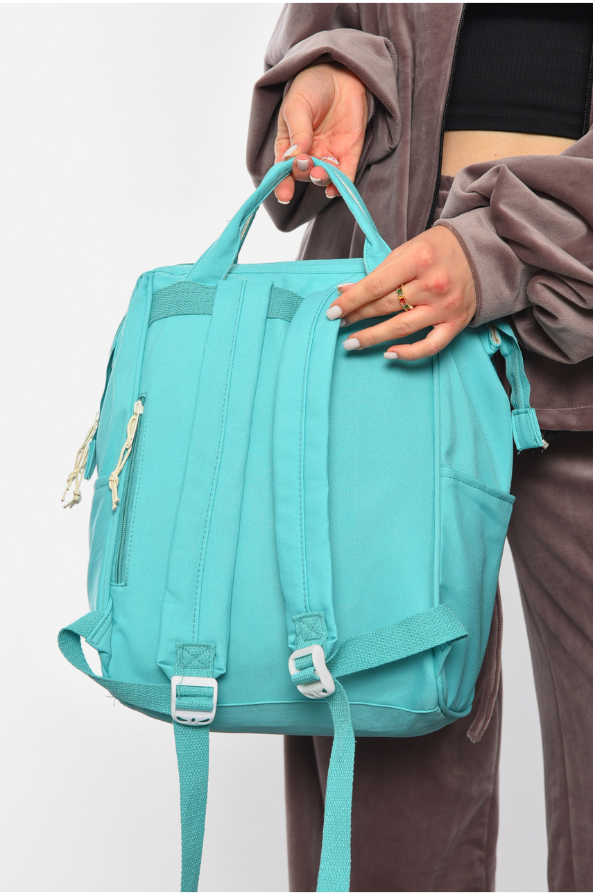 Рюкзак женский текстильный бирюзового цвета 121 192073