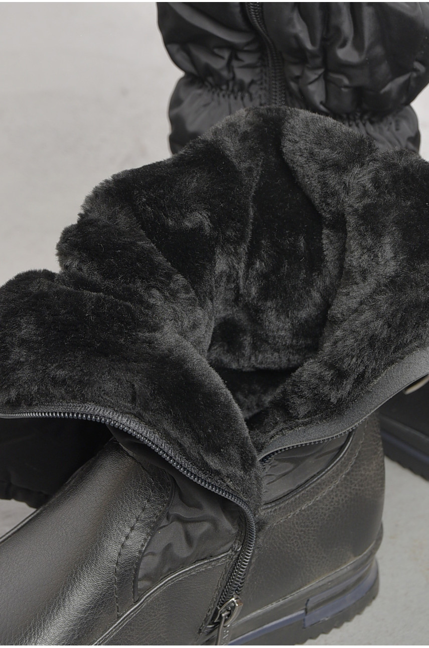 Сапоги женские зимние черного цвета 1966972 192076 Сапоги женские зимние черного цвета 1966972 192076