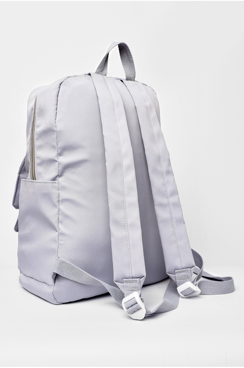 Рюкзак жіночий текстильний сірого кольору 337 192083 Рюкзак жіночий текстильний сірого кольору 337 192083