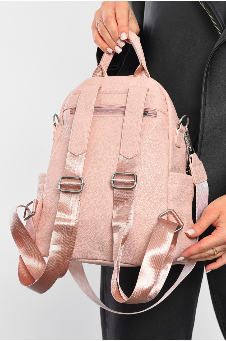 Рюкзак женский из экокожи розового цвета 8815 192102 Рюкзак женский из экокожи розового цвета 8815 192102