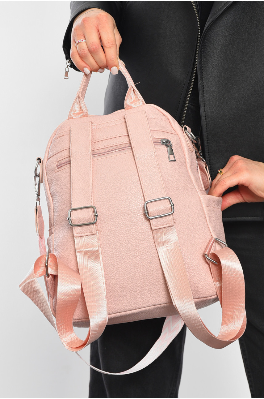 Рюкзак женский из экокожи розового цвета 8820 192109 Рюкзак женский из экокожи розового цвета 8820 192109