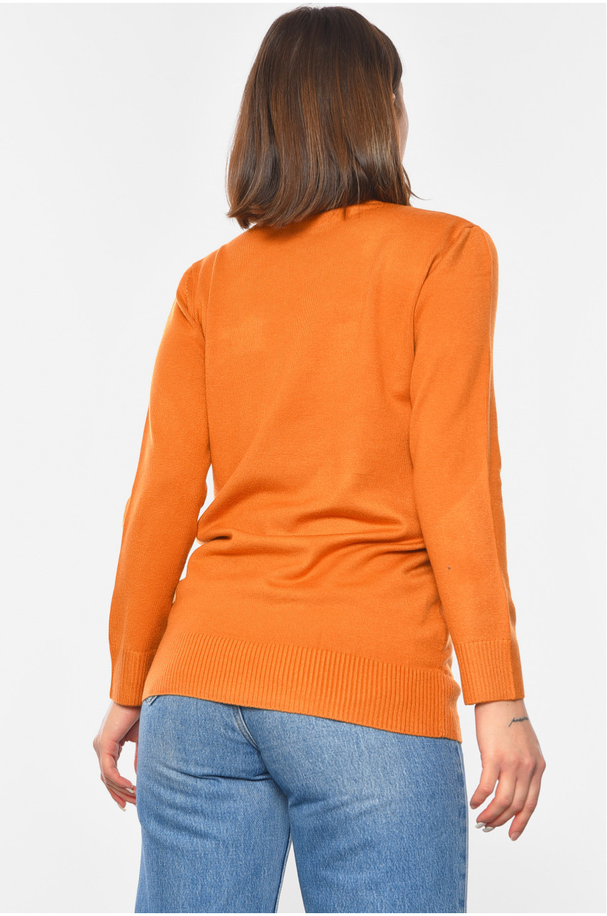 Светр жіночий подовжений гірчичного кольору 555 192118 Светр жіночий подовжений гірчичного кольору 555 192118