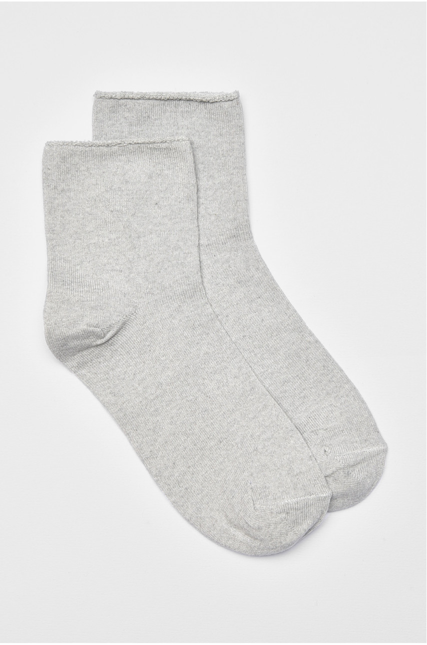 Шкарпетки жіночі демісезонні медичні сірого кольору 366 192146 Шкарпетки жіночі демісезонні медичні сірого кольору 366 192146