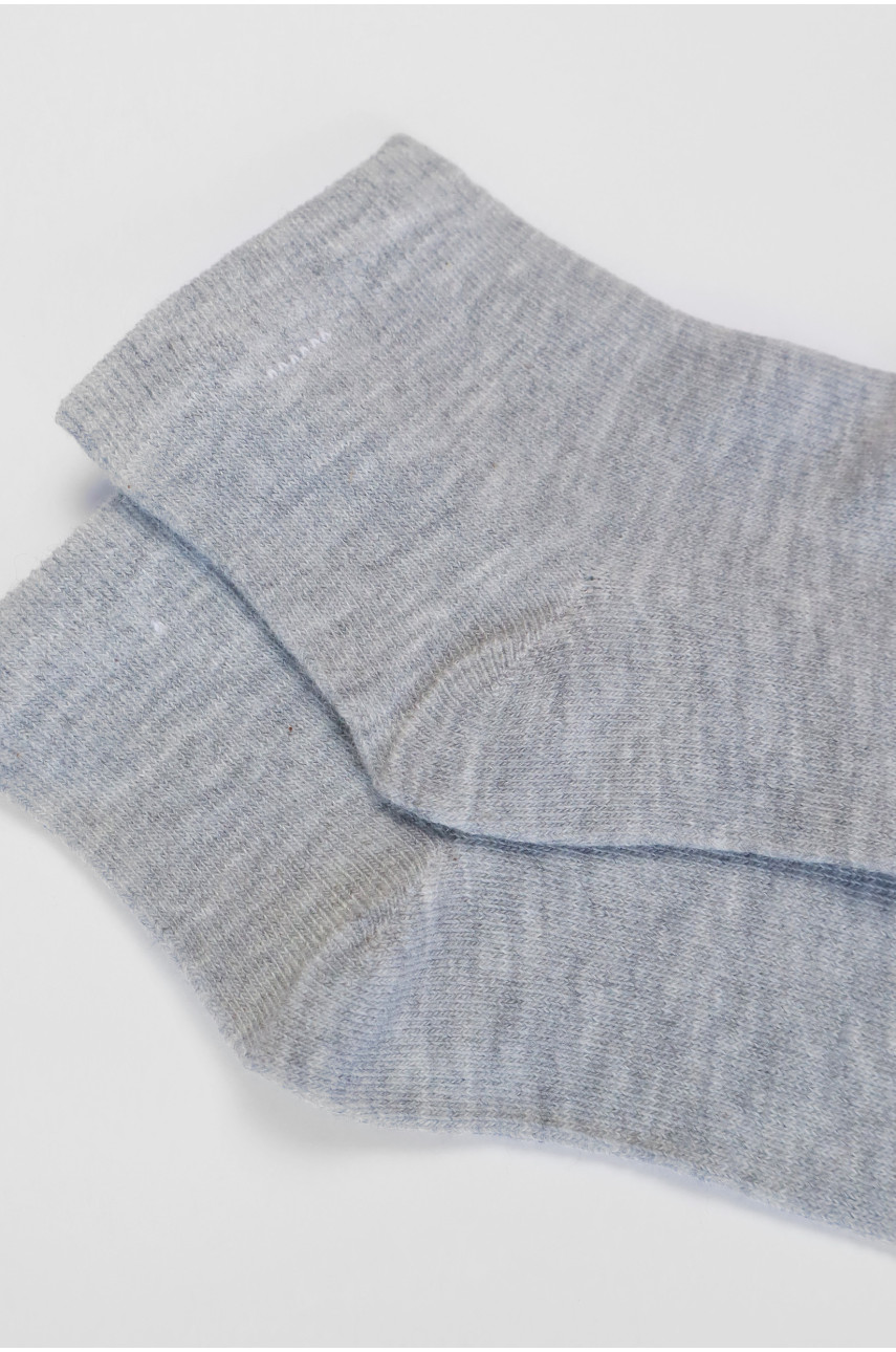 Шкарпетки дитячі демісезонні сірого кольору 603-605 192158 Шкарпетки дитячі демісезонні сірого кольору 603-605 192158