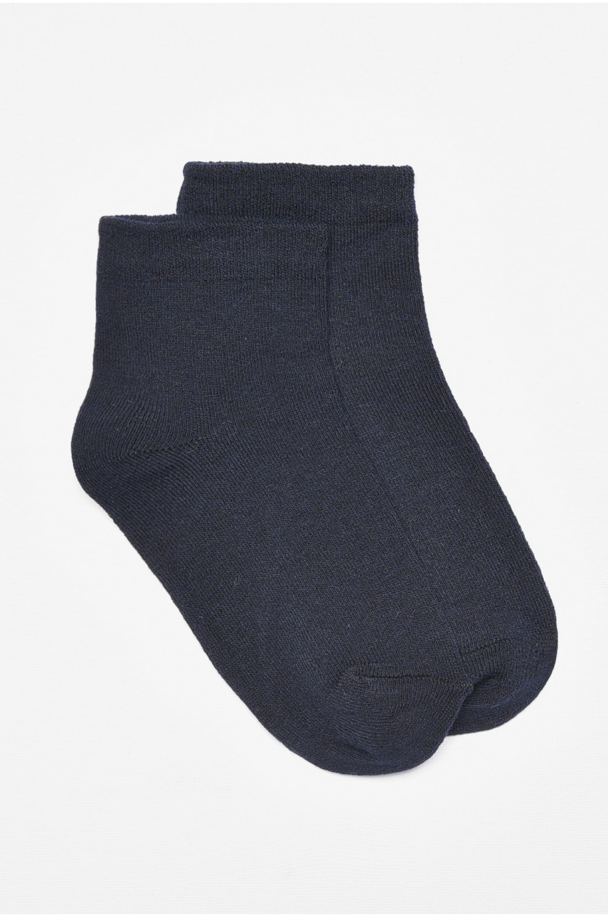 Шкарпетки дитячі демісезонні темно-синього кольору 603-605 192160 Шкарпетки дитячі демісезонні темно-синього кольору 603-605 192160