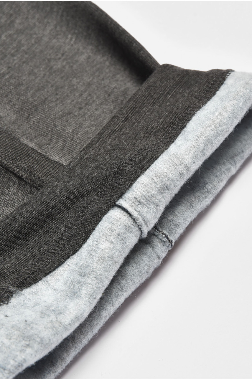 Подштанники детские на флисе для мальчика темно-серого цвета А602 192168 Подштанники детские на флисе для мальчика темно-серого цвета А602 192168