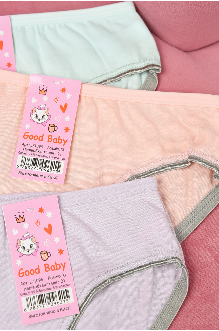 Комплект трусиков детских для девочки 3шт 71096 192196