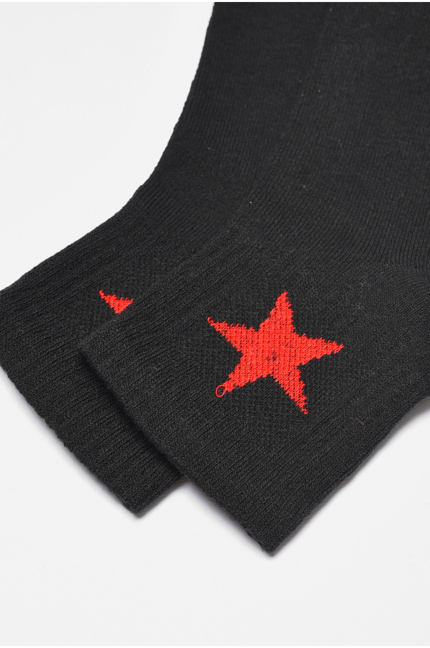 Шкарпетки жіночі демісезонні чорного кольору 192225 Шкарпетки жіночі демісезонні чорного кольору 192225