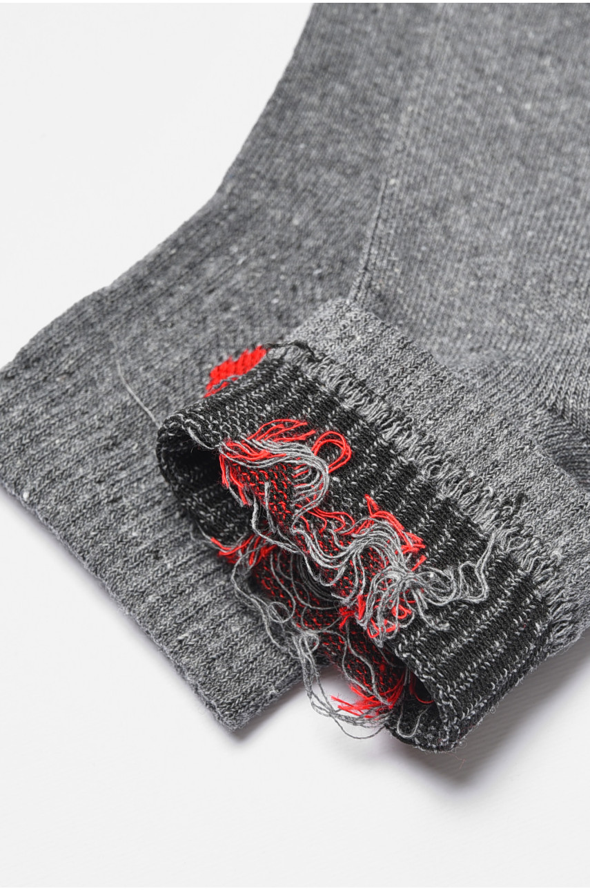 Шкарпетки жіночі демісезонні темно-сірого кольору 223 192233 Шкарпетки жіночі демісезонні темно-сірого кольору 223 192233