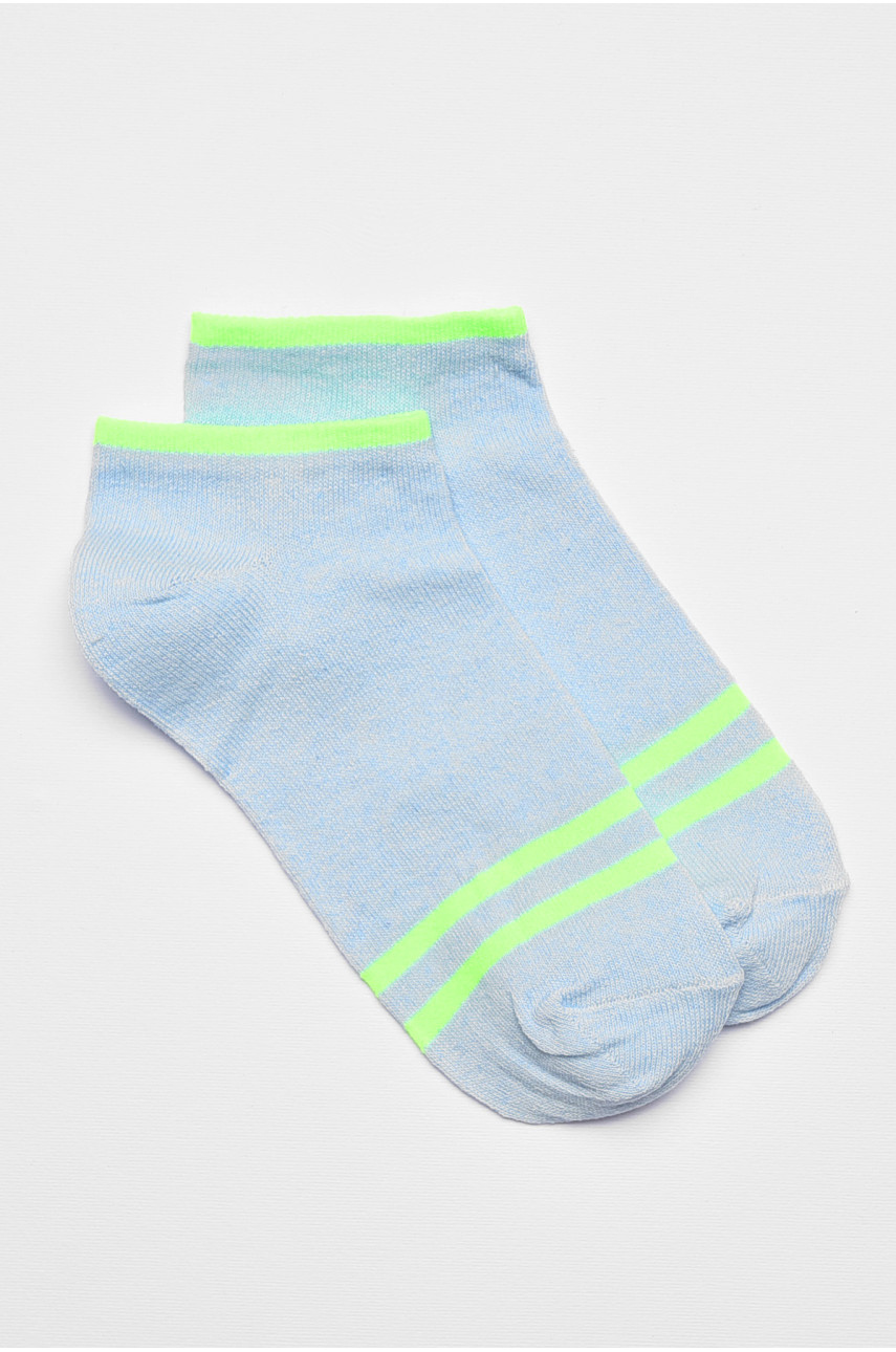 Носки женские демисезонные голубого цвета 346 192239