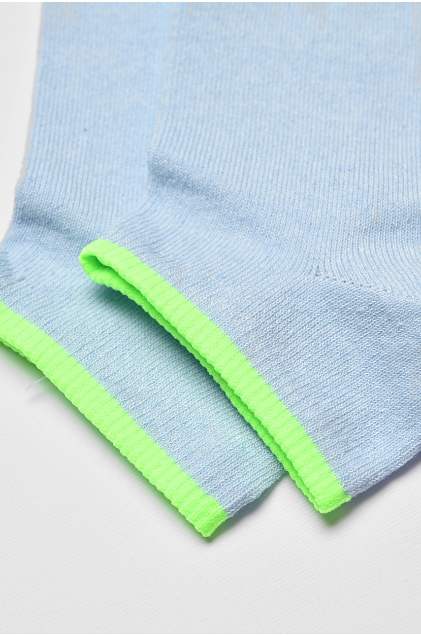 Носки женские демисезонные голубого цвета 346 192239