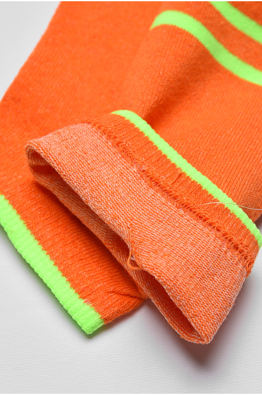 Носки женские демисезонные оранжевого цвета 346 192240