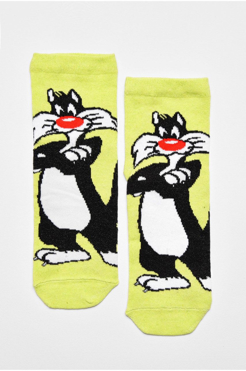 Носки женские демисезонные салатового цвета 362 192255 Носки женские демисезонные салатового цвета 362 192255