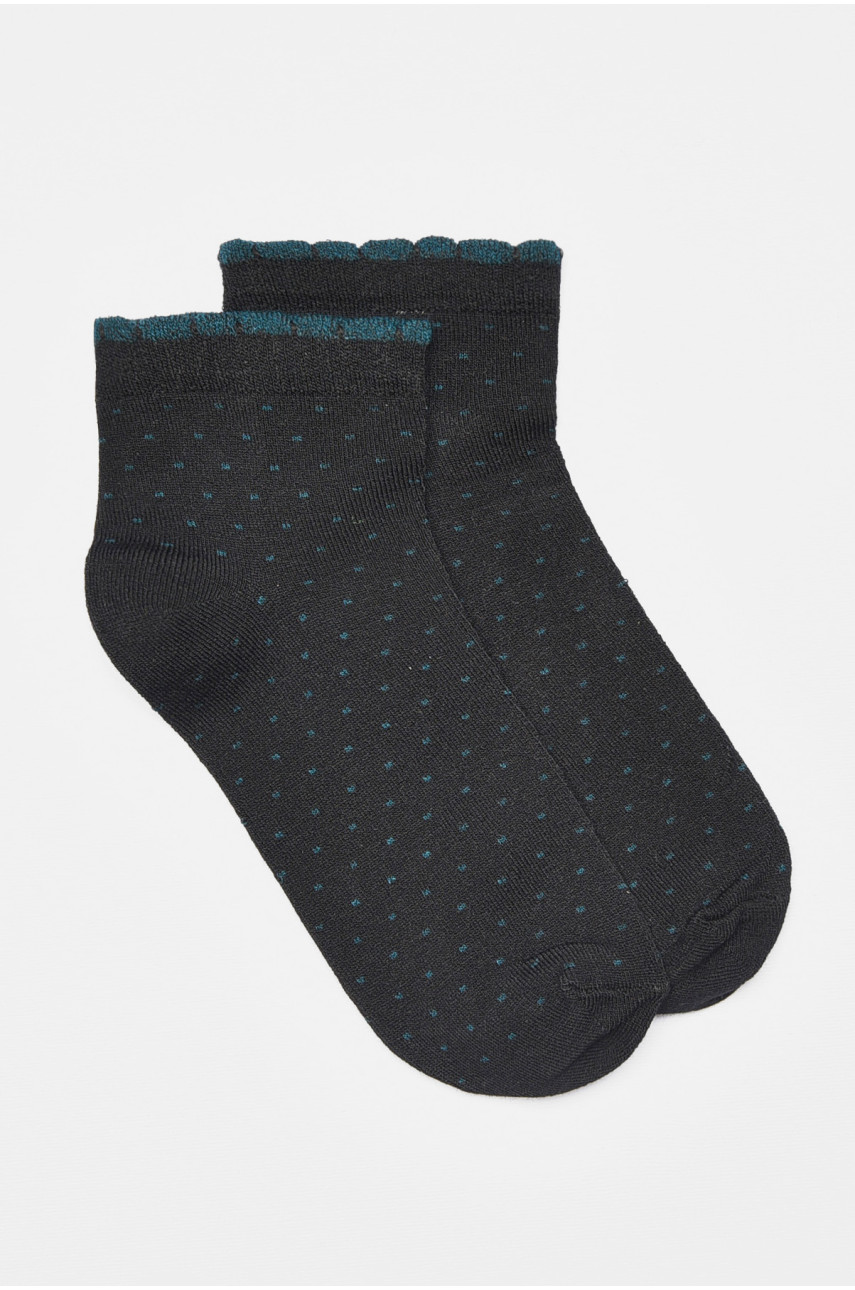 Шкарпетки жіночі демісезонні чорного кольору 362 192259 Шкарпетки жіночі демісезонні чорного кольору 362 192259