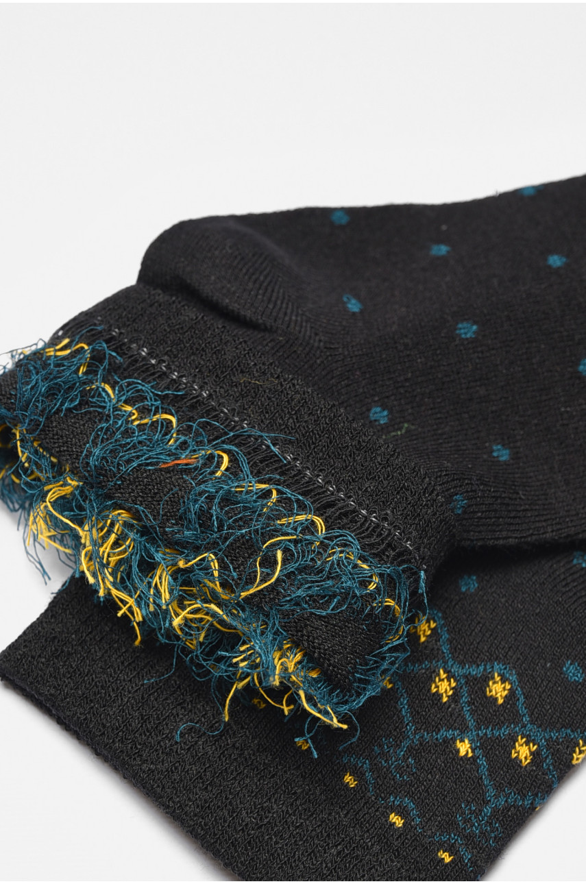 Носки женские демисезонные черного цвета 362 192264