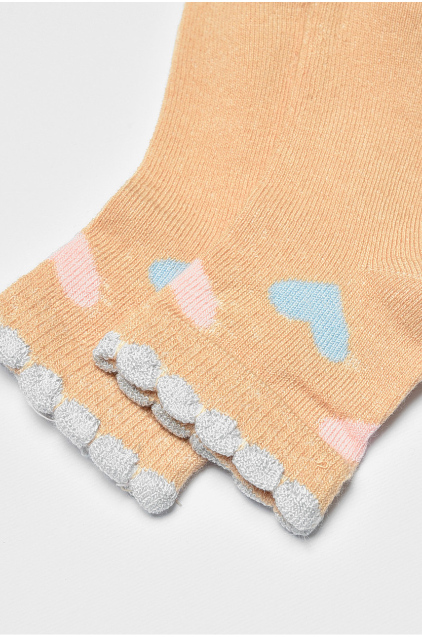 Шкарпетки дитячі демісезонні бежевого кольору 601 192276 Шкарпетки дитячі демісезонні бежевого кольору 601 192276