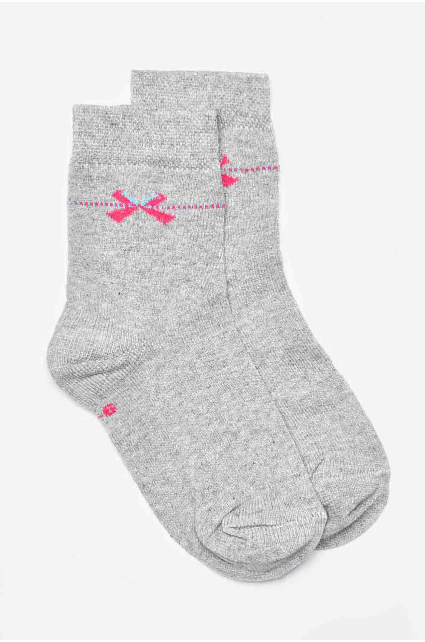 Шкарпетки дитячі демісезонні сірого кольору 192303 Шкарпетки дитячі демісезонні сірого кольору 192303