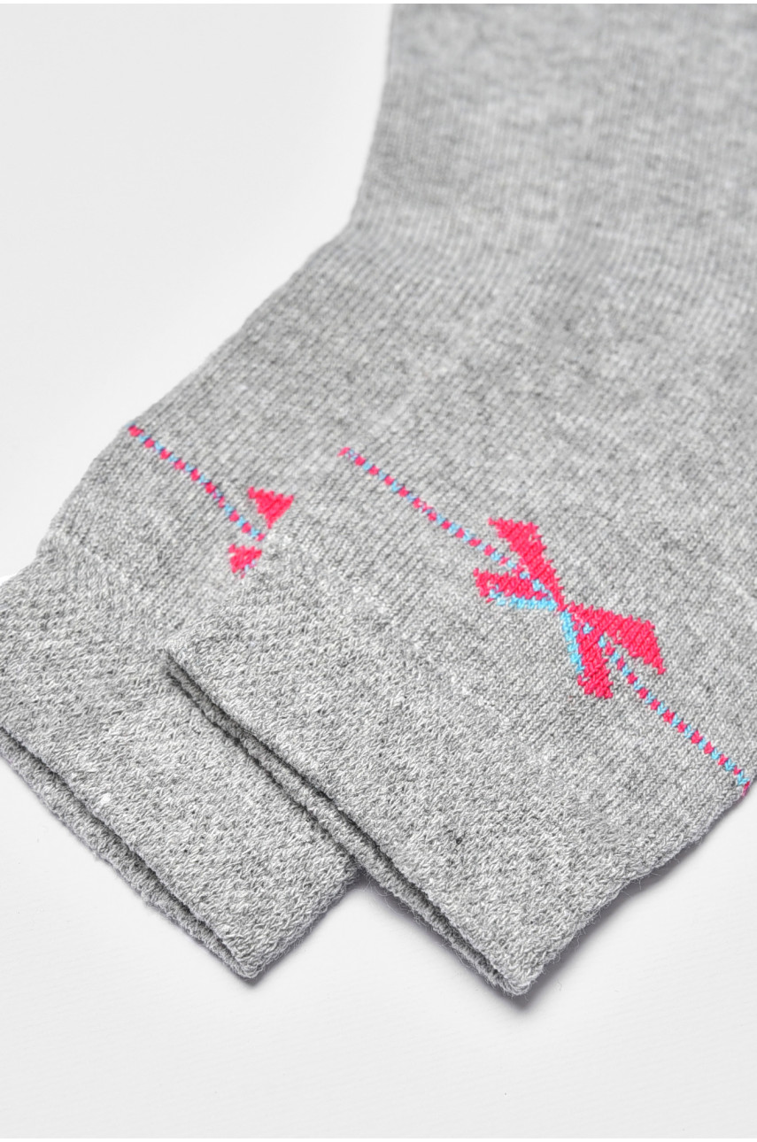 Шкарпетки дитячі демісезонні сірого кольору 192303 Шкарпетки дитячі демісезонні сірого кольору 192303