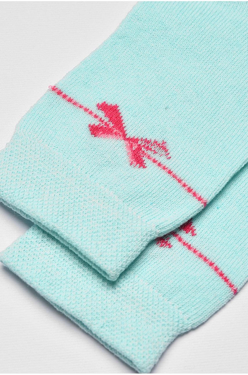 Шкарпетки дитячі демісезонні бірюзового кольору 192304 Шкарпетки дитячі демісезонні бірюзового кольору 192304