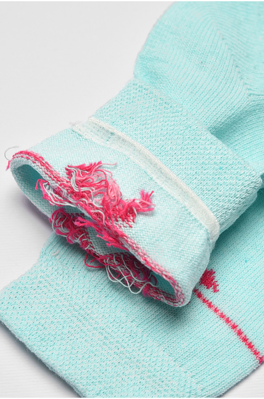 Шкарпетки дитячі демісезонні бірюзового кольору 192304 Шкарпетки дитячі демісезонні бірюзового кольору 192304