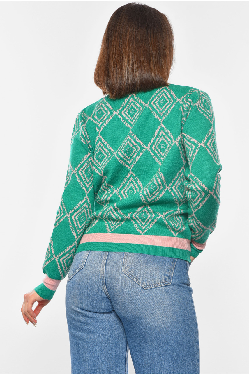 Свитер женский зеленого цвета 2329 192336
