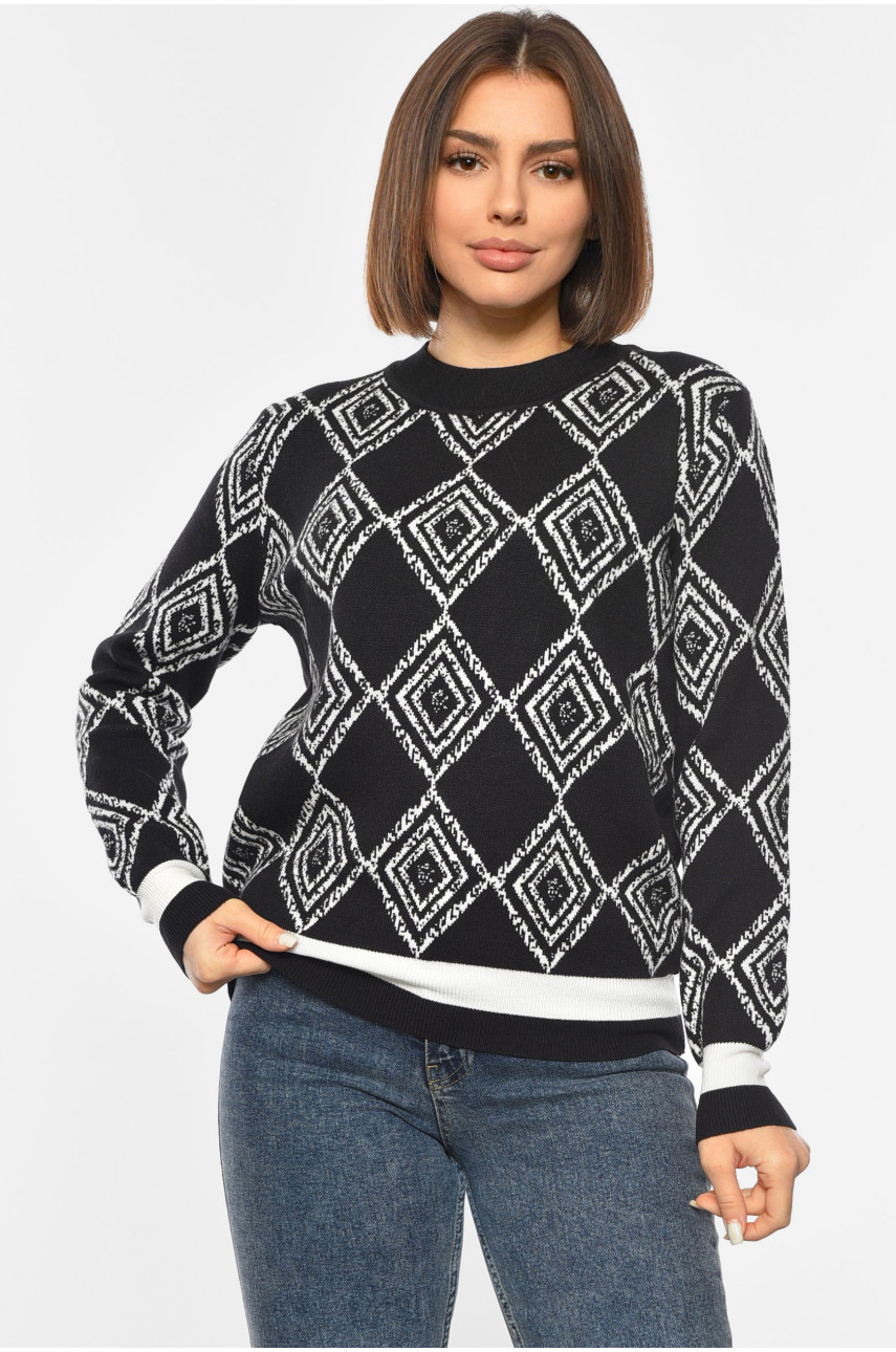 Светр жіночий чорного кольору 2329 192339